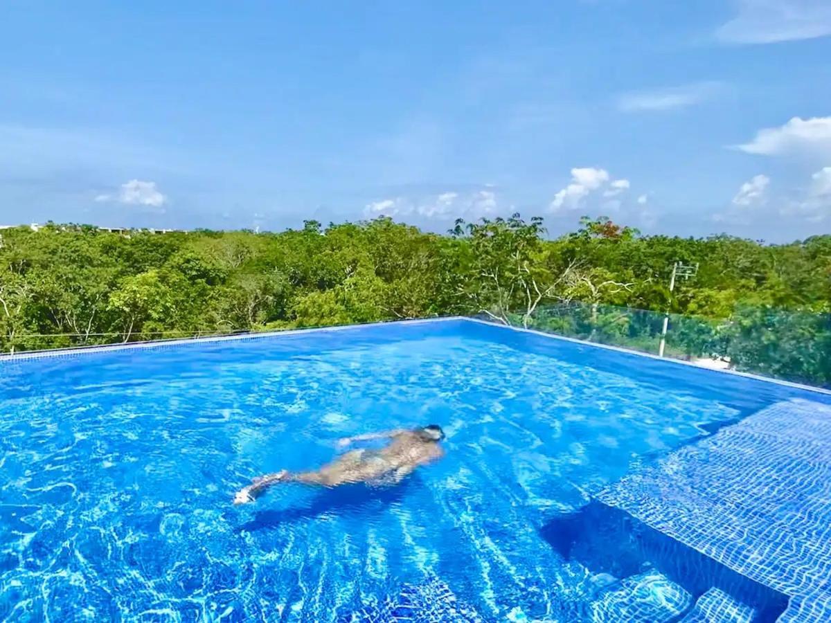 טולום Suit Next To The Common Top Roof Exclusive Building Kingsize Bed 2 Super Pools, Gym, Grill מראה חיצוני תמונה