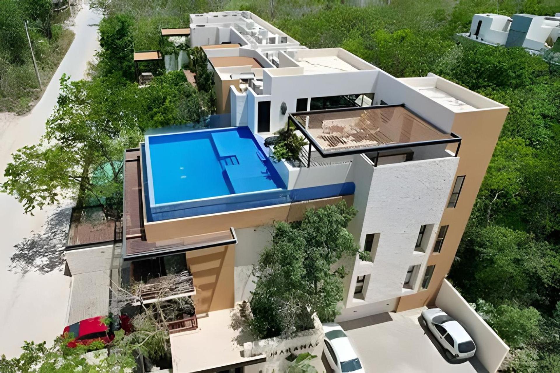 טולום Suit Next To The Common Top Roof Exclusive Building Kingsize Bed 2 Super Pools, Gym, Grill מראה חיצוני תמונה