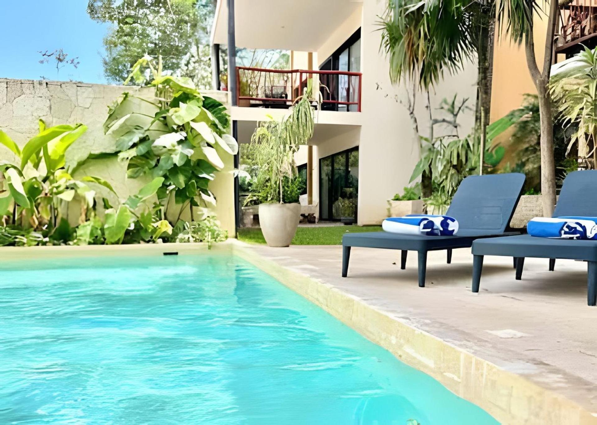 טולום Suit Next To The Common Top Roof Exclusive Building Kingsize Bed 2 Super Pools, Gym, Grill מראה חיצוני תמונה