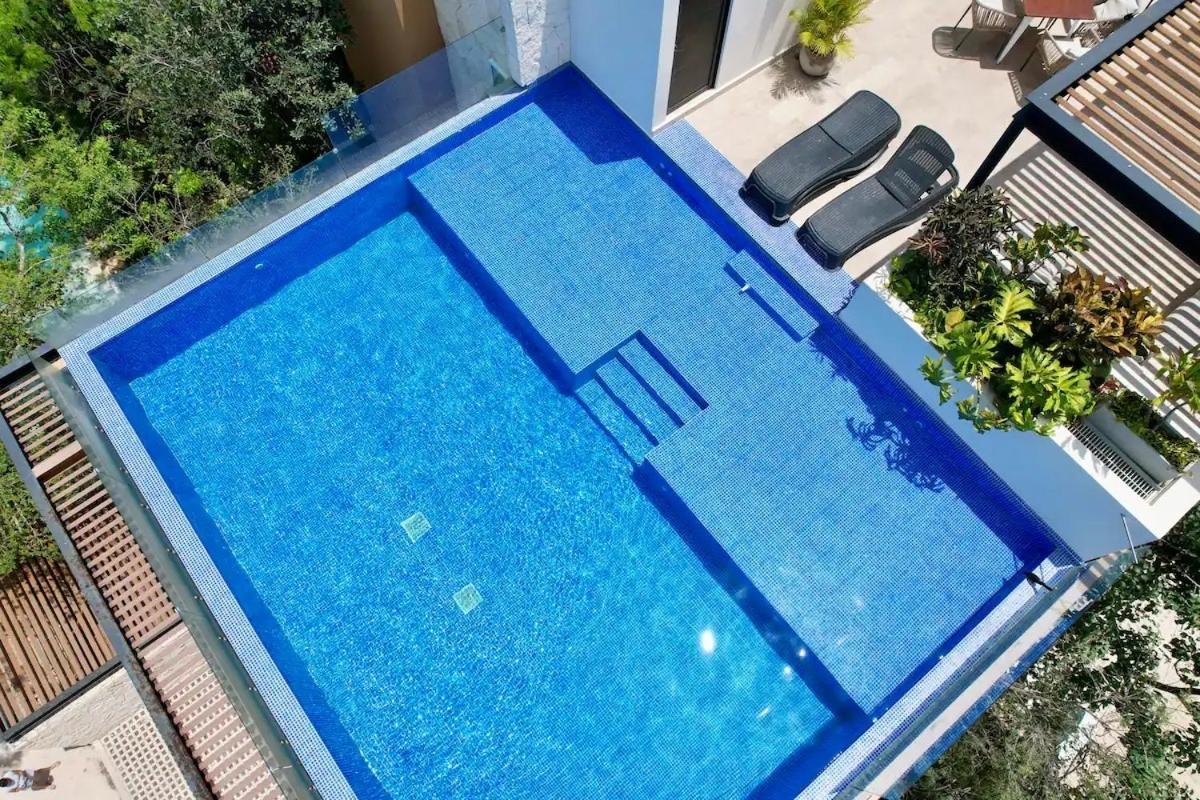 טולום Suit Next To The Common Top Roof Exclusive Building Kingsize Bed 2 Super Pools, Gym, Grill מראה חיצוני תמונה